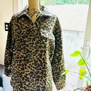 Leopard Shirt Jacket from the brand, Wild Fable only worn twice.